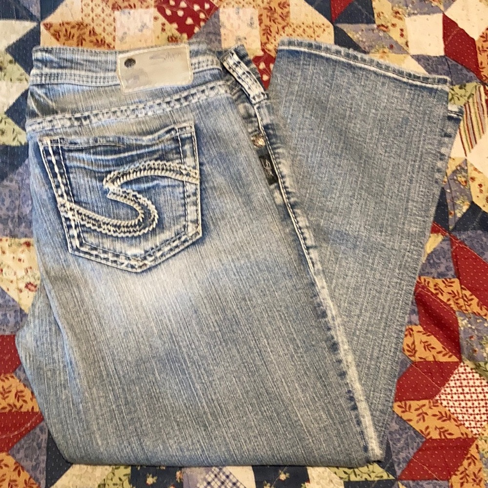 Silver Aiko capris